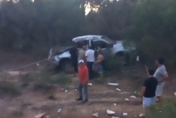 Três pessoas da mesma família ficam feridas após caminhonete capotar no interior do Piauí
