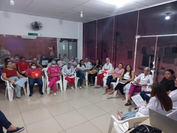 Profissionais do Hospital Tibério Nunes passam por capacitação para habilitação como Hospital Amigo