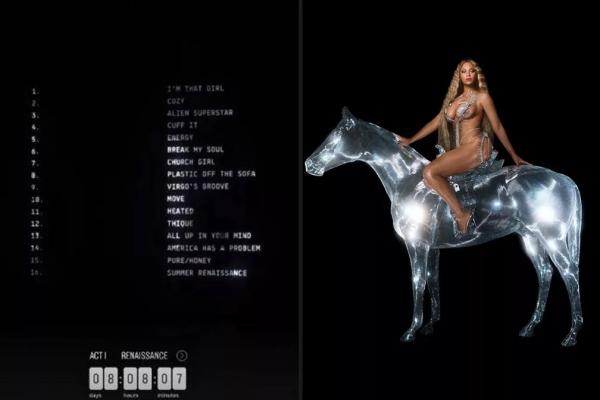Beyoncé divulga nomes das 16 faixas do álbum Renaissance