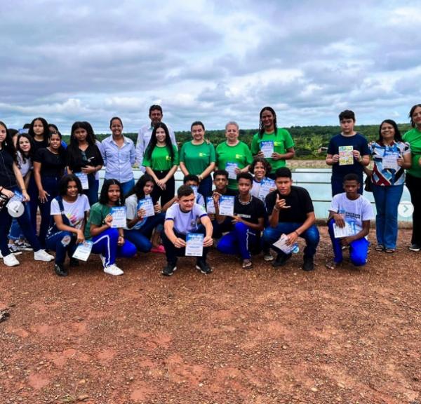 Alunos visitam Estação de Tratamento de Esgotos em Floriano no Dia Mundial da Água