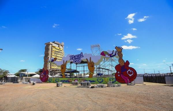 Acompanhe com exclusividade a montagem do festival Piauí Pop