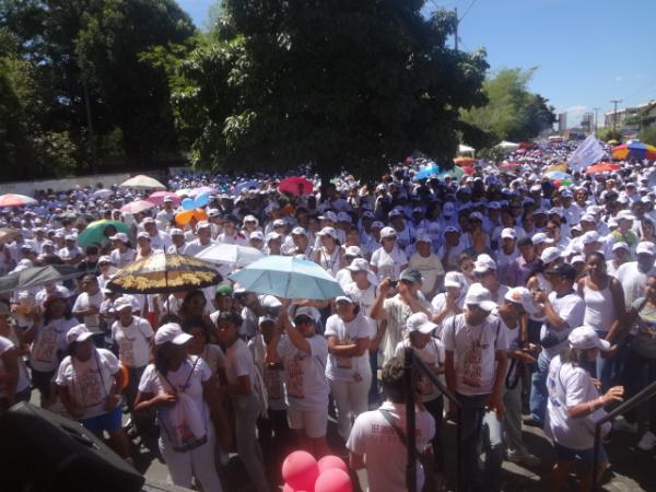 Realizada em Teresina a 18&ordf; Caminhada da Fraternidade.(Imagem:FlorianoNews)