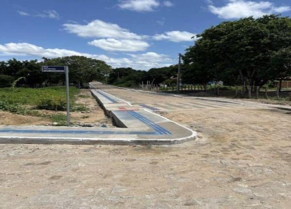 Idepi conclui obra de pavimentação em Floriano(Imagem:Divulgação)