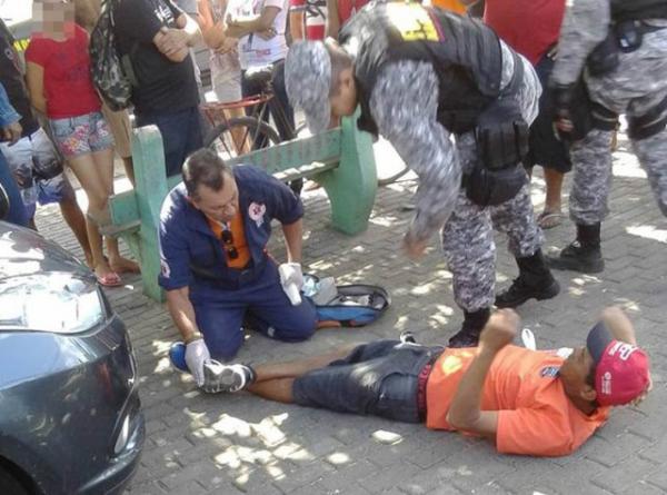 Jovem leva tiro na perna durante tentativa de homicídio no Dirceu