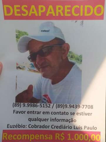 Polícia encontra moto e mala de florianense desaparecido