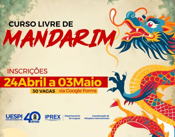 Uespi oferece curso gratuito de mandarim em parceria com universidade chinesa