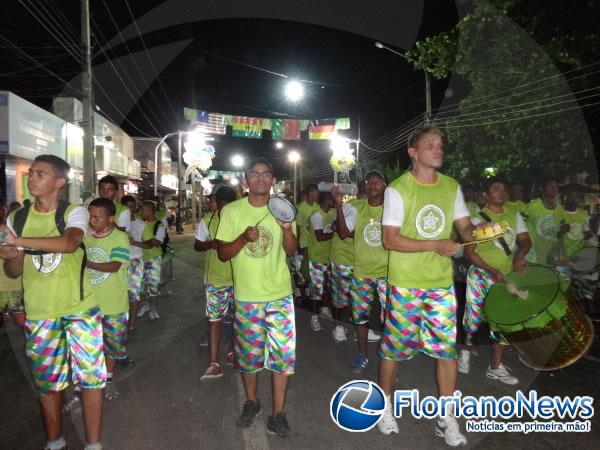 Desfile de escolas de acesso marca domingo de carnaval em Floriano.(Imagem:FlorianoNews)