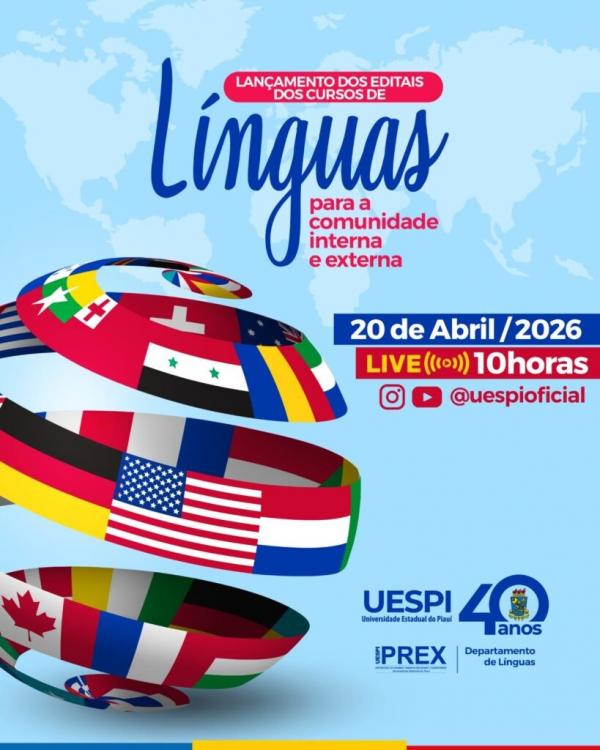Uespi lança edital com 1.180 vagas para cursos gratuitos de línguas nesta segunda (20)