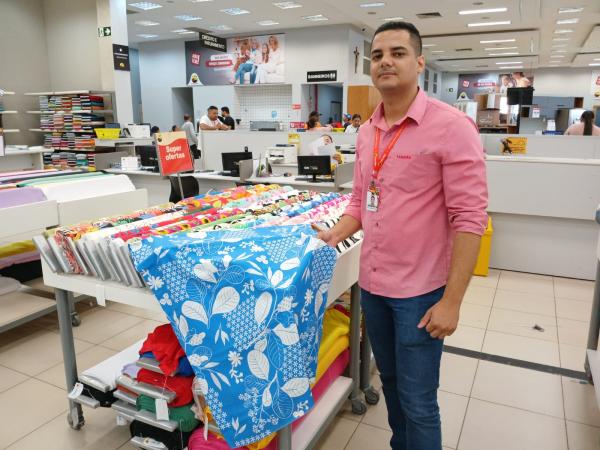 Armazém Paraíba realiza "Festival de Retalhos" com descontos de até 70% no setor de tecidos