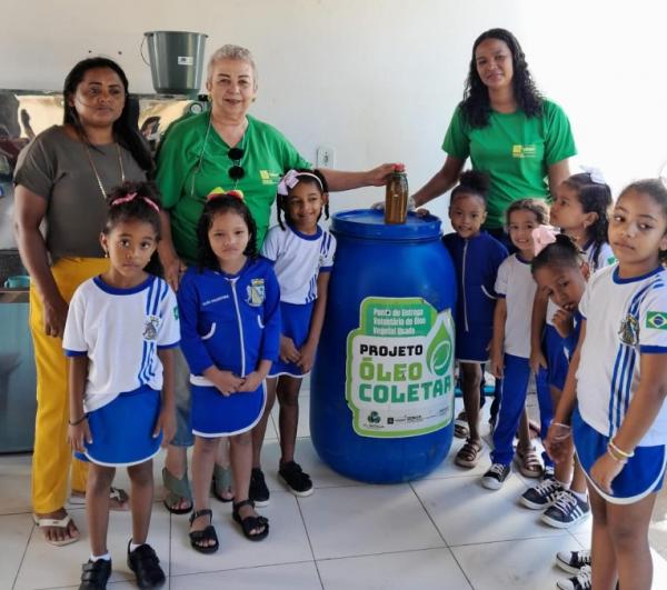 Comunidade de Floriano abraça o Projeto Ambiental Óleocoletar