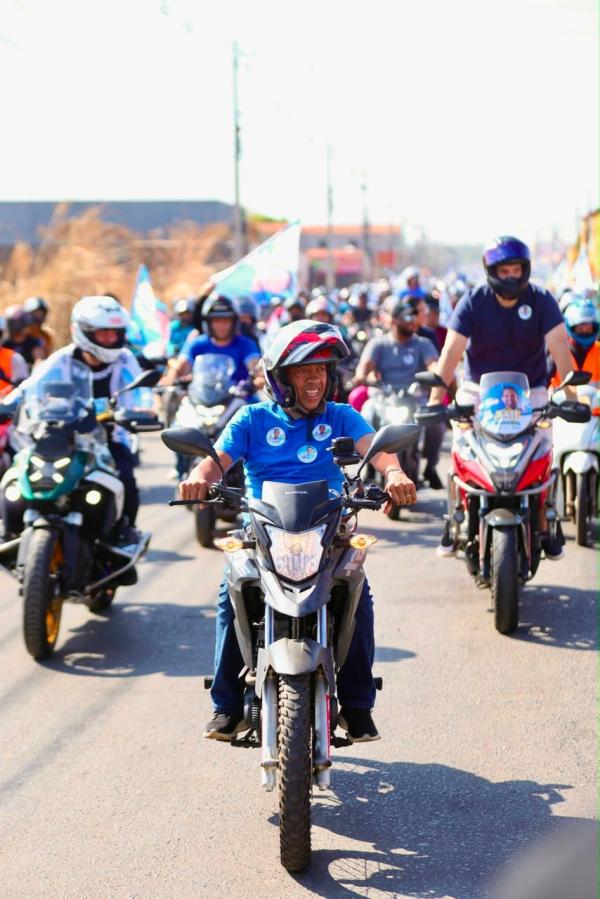  Motociata do 11 toma as ruas de Teresina e demonstra for&ccedil;a de Joel e Jeov&aacute;(Imagem:Ascom)