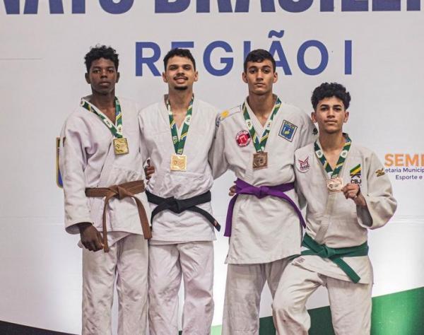  Estudantes da rede estadual s&atilde;o destaques no Brasileiro de Jud&ocirc; Regi&atilde;o I com quatro medalhas.(Imagem:Divulga&ccedil;&atilde;o)