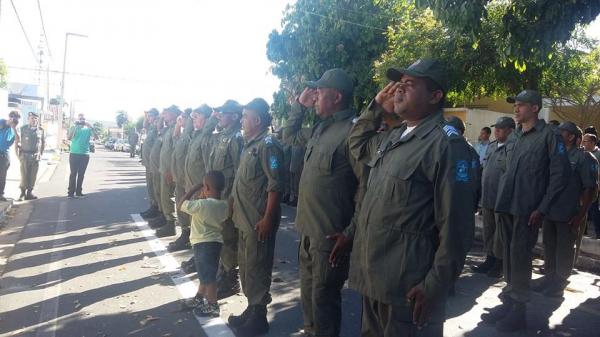 3&ordm; BPM de Floriano realiza Formatura Militar alusiva ao anivers&aacute;rio de 181 anos da PMPI.(Imagem:3&ordm; BPM)