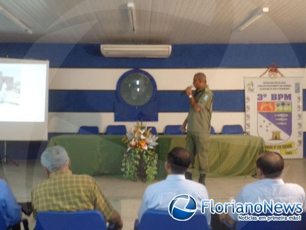 Comandante do 3º BPM faz balanço do trabalho da PM em Floriano.(Imagem:FlorianoNews)