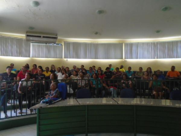 SINTE Regional de Floriano realiza assembl&eacute;ia com servidores da rede municipal.(Imagem:FlorianoNews)
