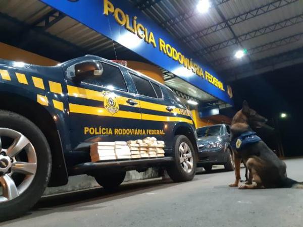 PRF prende condutor por tráfico de drogas em Floriano
