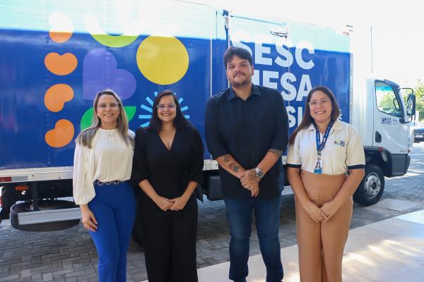 Sesc Mesa Brasil recebe mais de 2 toneladas de alimentos doados pela Kalor Produções em Teresina