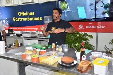 Sabores e ideias são apresentados em oficinas gastronômicas no Begê Sabor e Sol