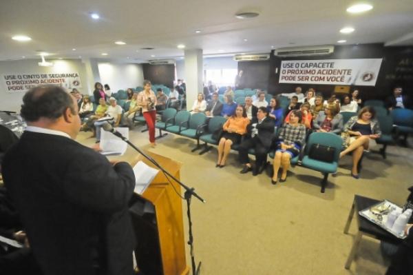 Lan&ccedil;amento da Campanha de Transito do Minist&eacute;rio Publico.(Imagem:Marcelo Cardoso)