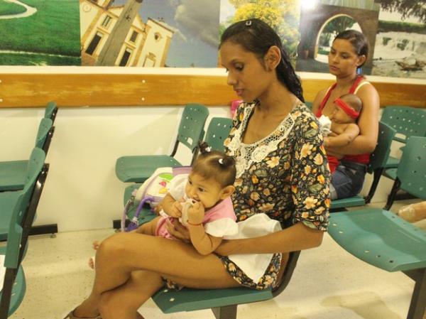 Crian&ccedil;a com microcefalia foi diagnoticada com cinco meses.(Imagem:Juliana Gomes/G1)