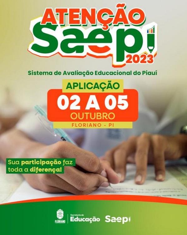 Educação de Floriano começa a aplicar provas do SAEPI