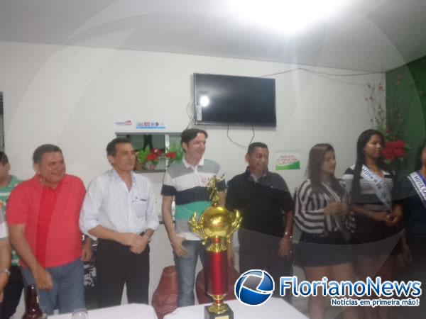 Prefeito e Secret&aacute;rio prestigiaram lan&ccedil;amento do Campeonato Florianense 2014.(Imagem:FlorianoNews)