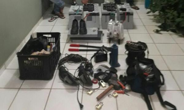 Quadrilha é presa após roubar fiação telefônica e deixar cidades sem sinal no PI