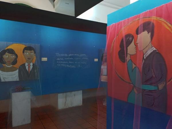 Exposi&ccedil;&atilde;o retrata a luta de mulheres com hansen&iacute;ase contra o preconceito.(Imagem:Edmilson Silva)