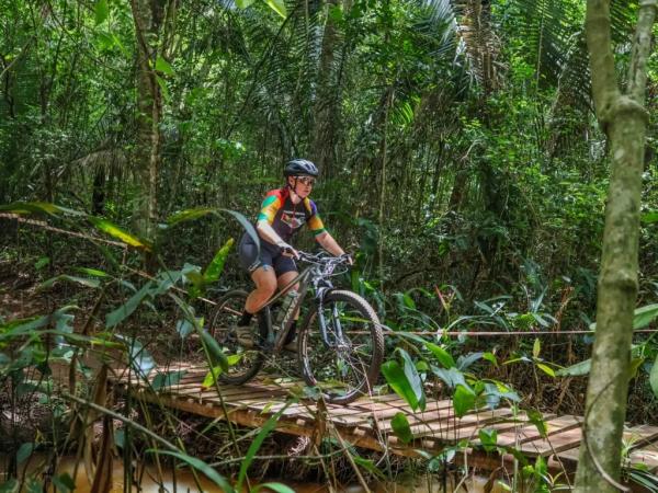  Desafio das Cahoeiras leva ciclistas para o circuito de belas paisagens em Batalha.(Imagem:Divulga&ccedil;&atilde;o)
