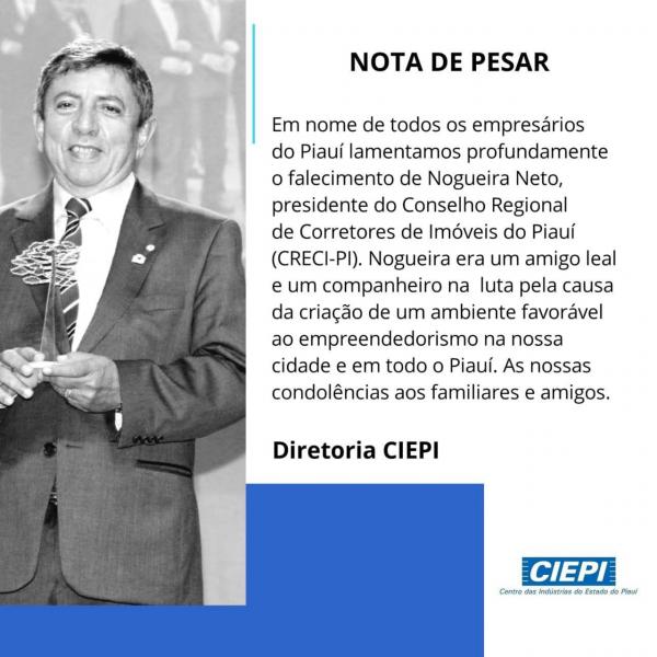 Primo de Ciro Nogueira morre vítima de coronavírus em Teresina