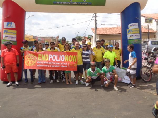 Rotary Club promove Passeio Cicl&iacute;stico contra a paralisia infantil.(Imagem:FlorianoNews)