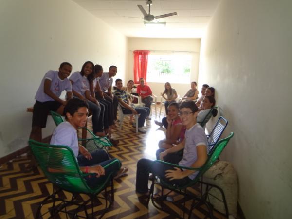 EJC realizou grup&atilde;o aberto com jovens de Floriano.(Imagem: FlorianoNews)