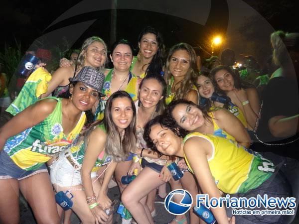Bloco Furacão agita abertura do Carnaval de Floriano. (Imagem:FlorianoNews)