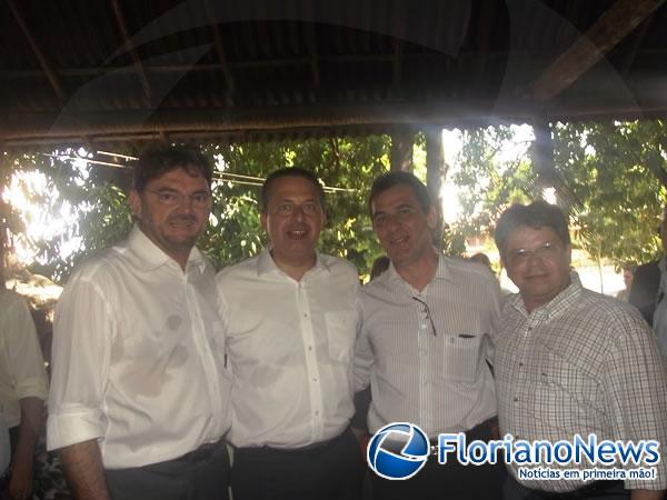 Governador Wilson Martins, Governador Eduardo Campos, Prefeito Gilberto J&uacute;nior e Deputado Gustavo Neiva.(Imagem:FlorianoNews)