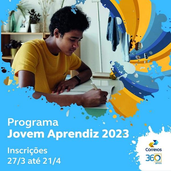 Correios abre inscrições para o programa Jovem Aprendiz 2023